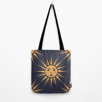 Freckled Suns - blue and gold Tote Bag Gallery Image 2
