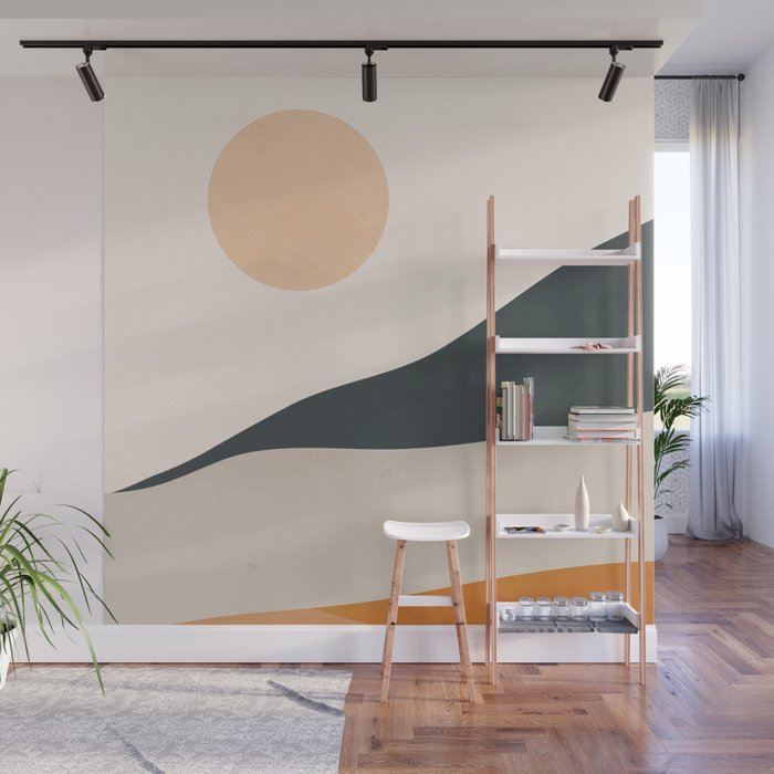 Abstract Art Landscape 14 Wall Mural Gallery Image 1