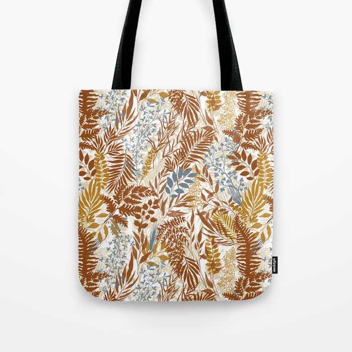 Leafy autumn forest B Tote Bag Gallery Image 1