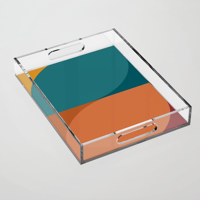 Almond Abstract XII Acrylic Tray Gallery Image 1