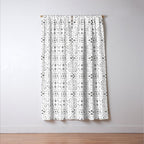 Mystical lunar mosaic BN B Window Curtain Gallery Image 3