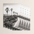 Los Angeles Black and White Wrapping Paper Gallery Image 3