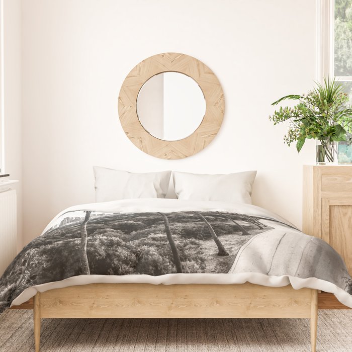 Los Angeles Black and White Duvet Cover Gallery Image 3