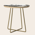 Los Angeles Black and White Side Table Gallery Image 1