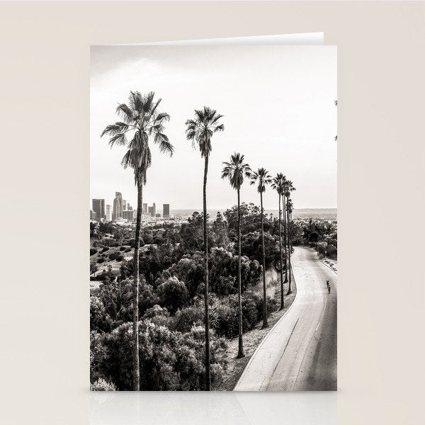 Los Angeles Black and White Stationery Card Gallery Image 2
