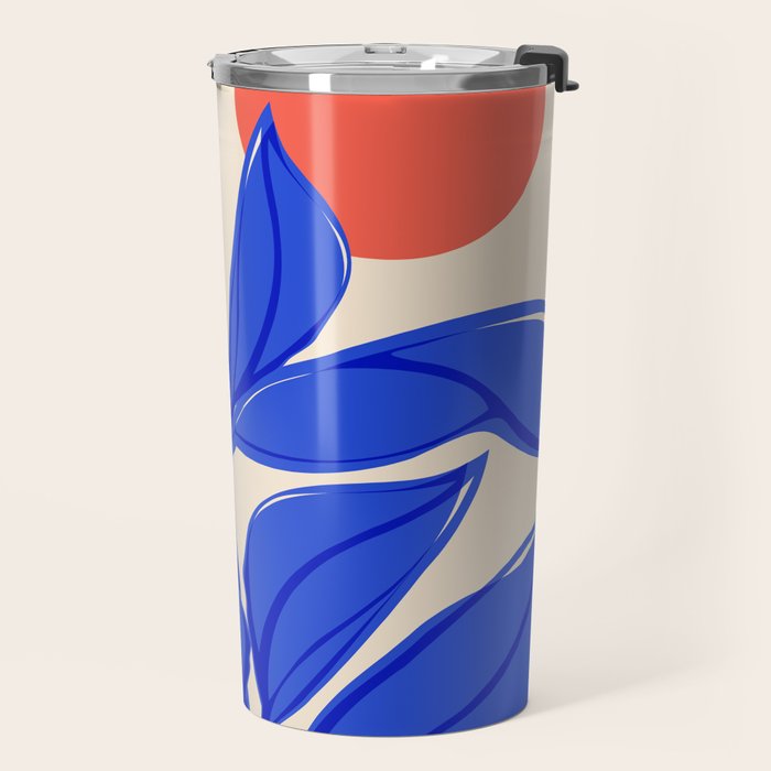 Grow Your Own Way - Blue and Red Travel Mug Gallery Image 2