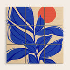 Grow Your Own Way - Blue and Red Wood Wall Art Gallery Image 1