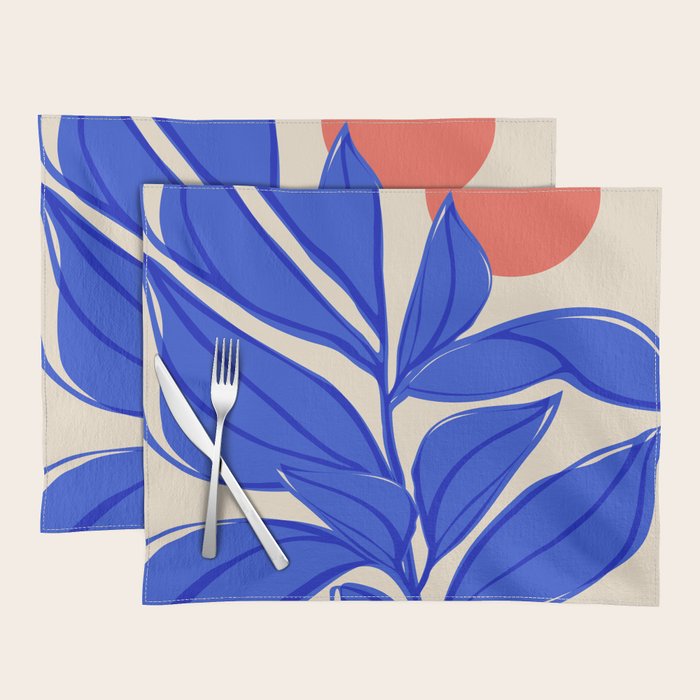 Grow Your Own Way - Blue and Red Placemat Gallery Image 1
