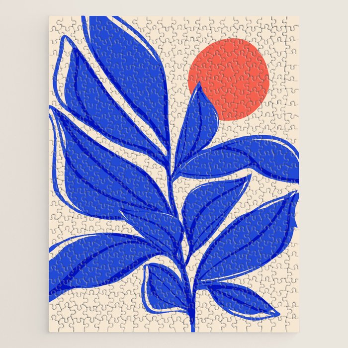 Grow Your Own Way - Blue and Red Jigsaw Puzzle Gallery Image 1