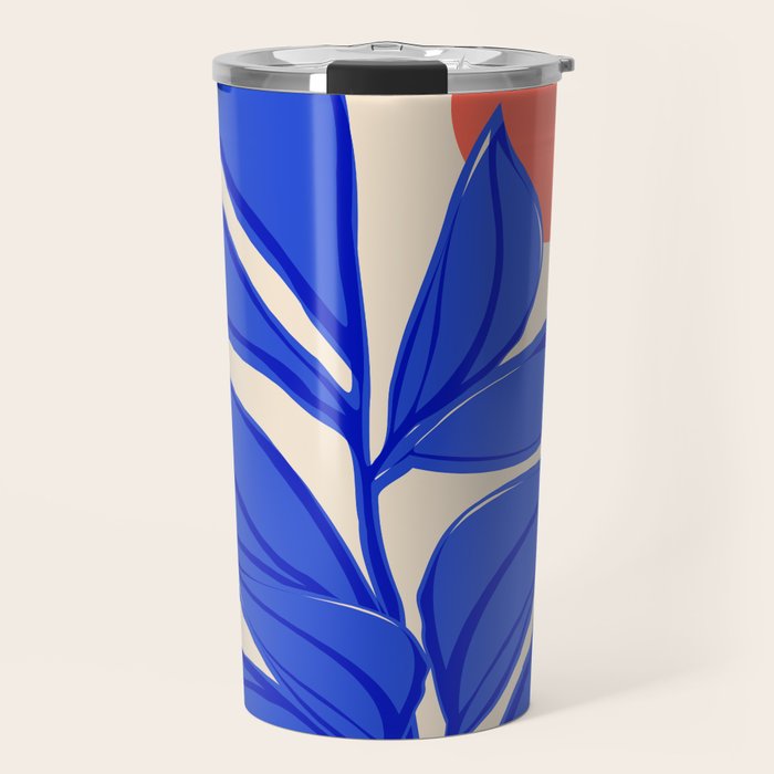 Grow Your Own Way - Blue and Red Travel Mug Gallery Image 1