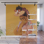 Frida Kahlo Portrait Wall Mural Gallery Image 1