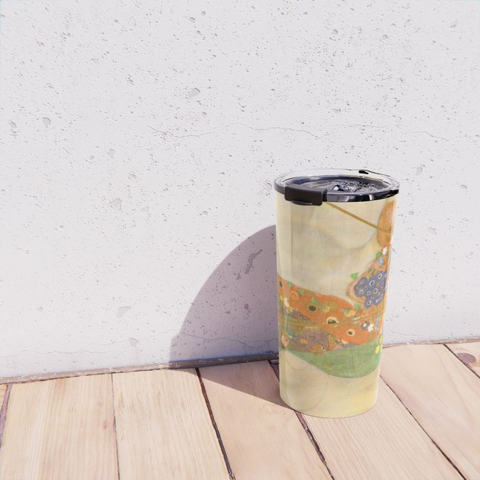 Gustav Klimt "Water Serpents" Travel Mug Gallery Image 4