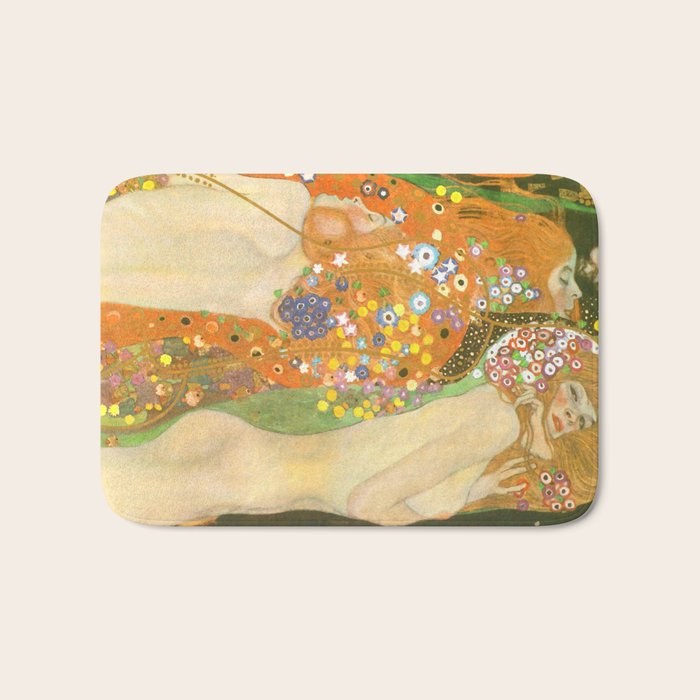 Gustav Klimt "Water Serpents" Bath Mat Gallery Image 1