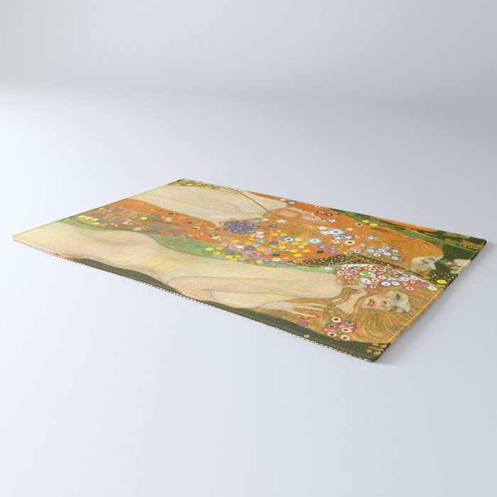 Gustav Klimt "Water Serpents" Rug Gallery Image 3