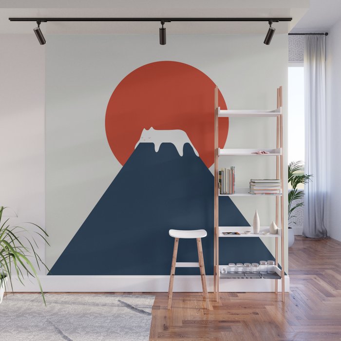 Cat Landscape 5 Wall Mural Gallery Image 1