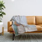 lets surf xcv Throw Blanket Gallery Image 1