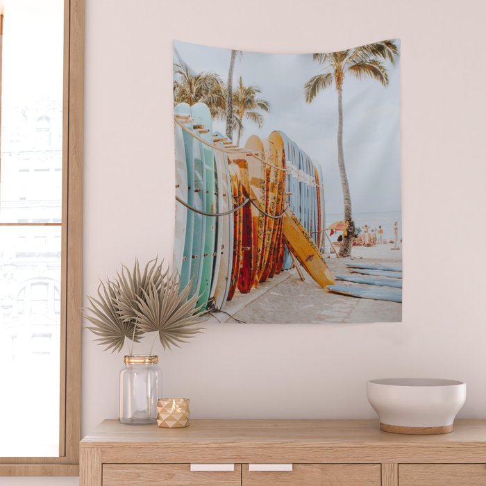 lets surf xcv Wall Tapestry Gallery Image 2