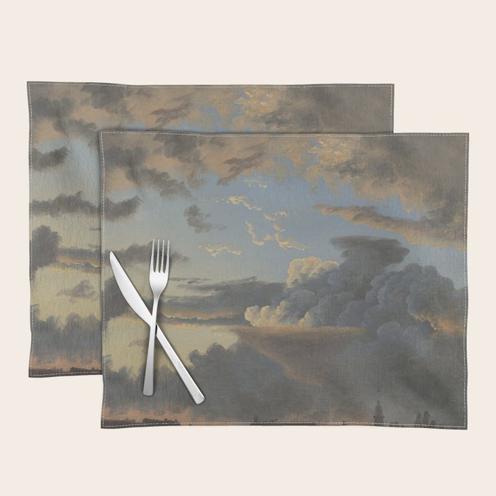 "Cloud Study" by Knud Baade, 1838 Placemat Gallery Image 1