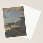 "Cloud Study" by Knud Baade, 1838 Stationery Card Gallery Image 2
