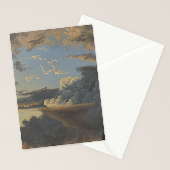 "Cloud Study" by Knud Baade, 1838 Stationery Card Gallery Image 2