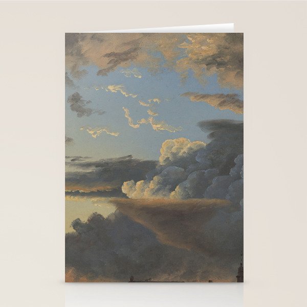 "Cloud Study" by Knud Baade, 1838 Stationery Card Gallery Image 1