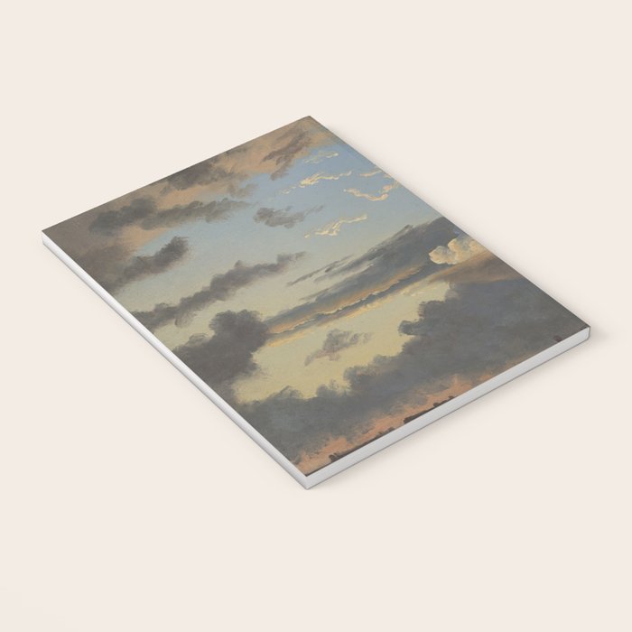 "Cloud Study" by Knud Baade, 1838 Notebook Gallery Image 3