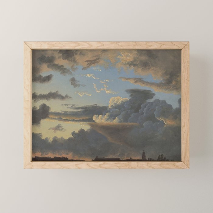 "Cloud Study" by Knud Baade, 1838 Mini Art Print Gallery Image 1