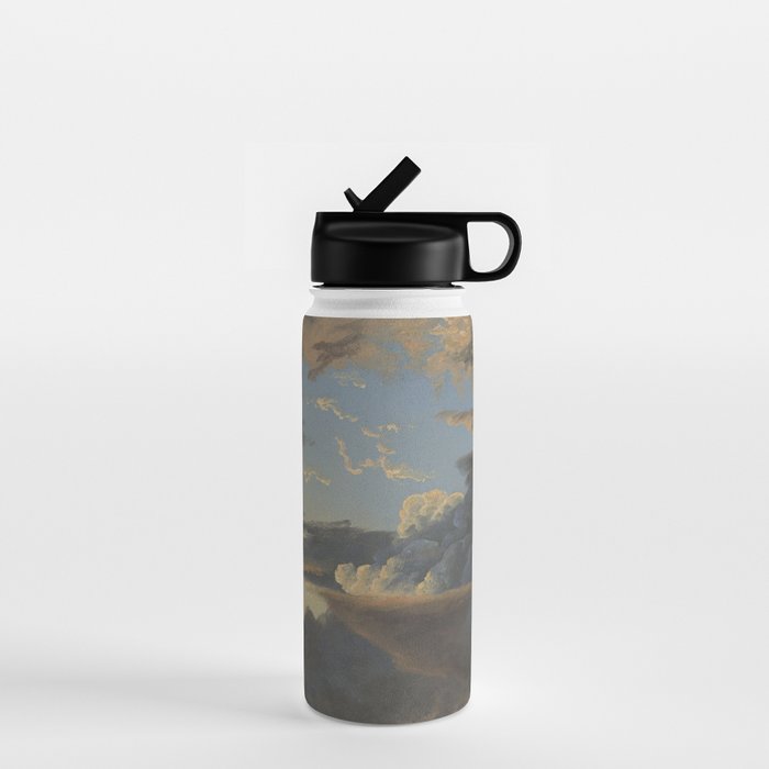 "Cloud Study" by Knud Baade, 1838 Water Bottle Gallery Image 1