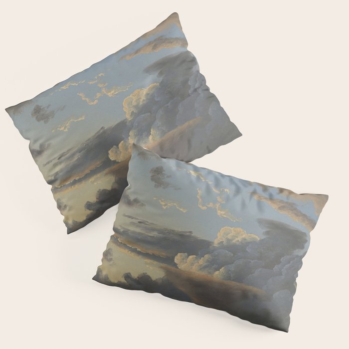 "Cloud Study" by Knud Baade, 1838 Pillow Sham Gallery Image 1
