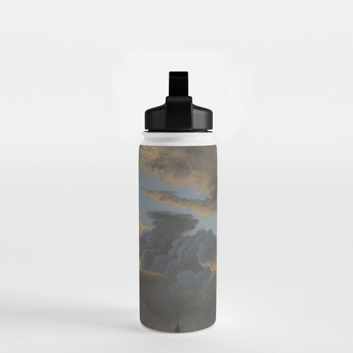 "Cloud Study" by Knud Baade, 1838 Water Bottle Gallery Image 2