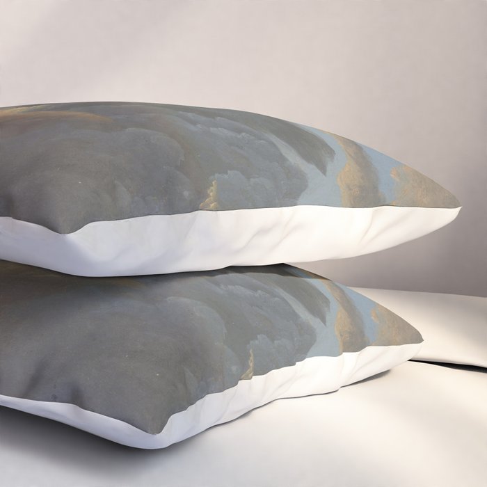 "Cloud Study" by Knud Baade, 1838 Pillow Sham Gallery Image 3