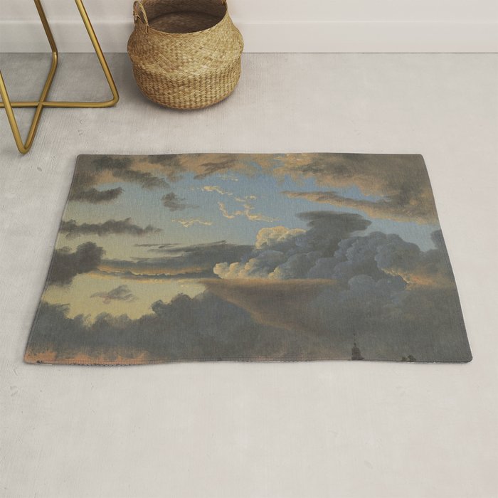 "Cloud Study" by Knud Baade, 1838 Rug Gallery Image 1