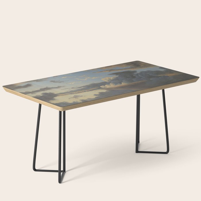 "Cloud Study" by Knud Baade, 1838 Coffee Table Gallery Image 1