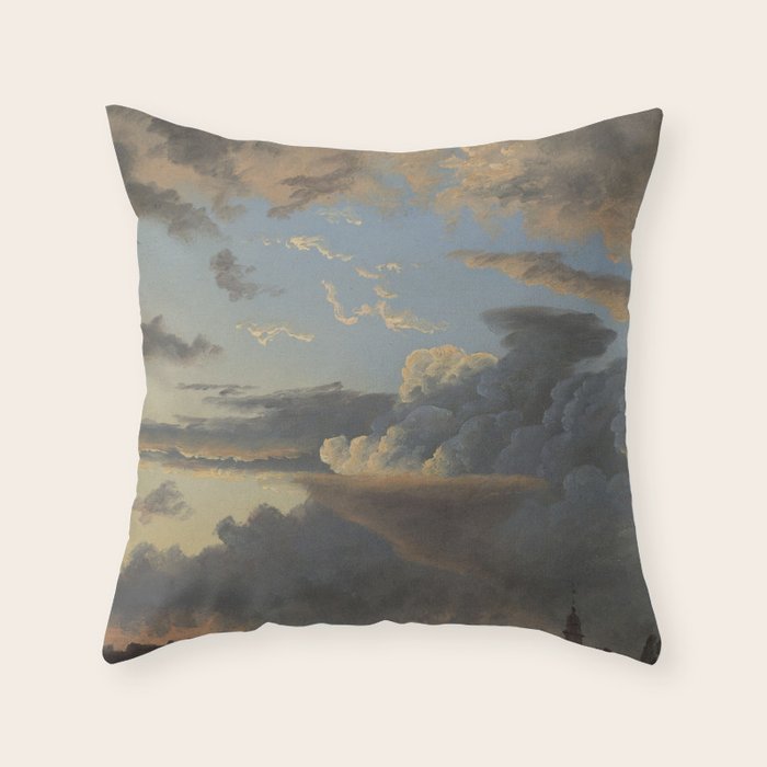 "Cloud Study" by Knud Baade, 1838 Throw Pillow Gallery Image 6