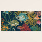 coral reef deep silence Desk Mat Gallery Image 3
