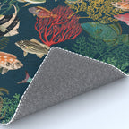 coral reef deep silence Rug Gallery Image 4