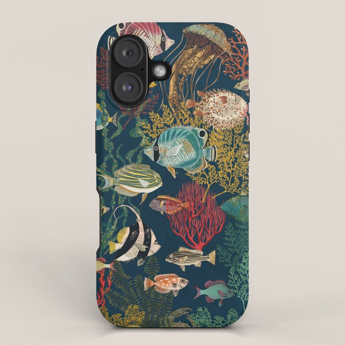 coral reef deep silence iPhone Case Gallery Image 1