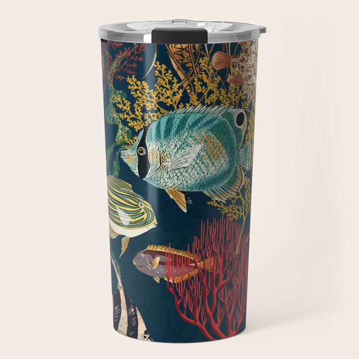coral reef deep silence Travel Mug Gallery Image 1