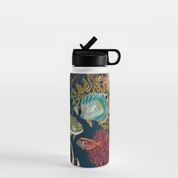 coral reef deep silence Water Bottle Gallery Image 1