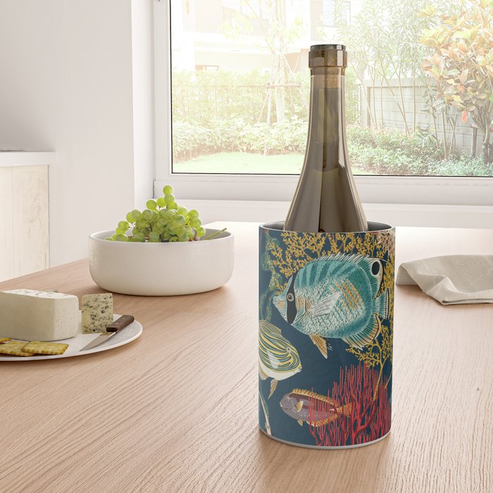 coral reef deep silence Wine Chiller Gallery Image 4