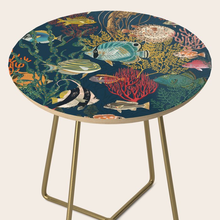 coral reef deep silence Side Table Gallery Image 2