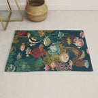 coral reef deep silence Rug Gallery Image 1