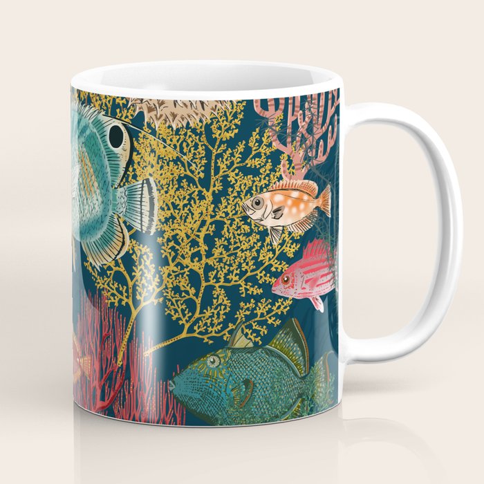 coral reef deep silence Coffee Mug Gallery Image 1
