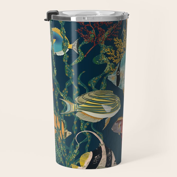 coral reef deep silence Travel Mug Gallery Image 3