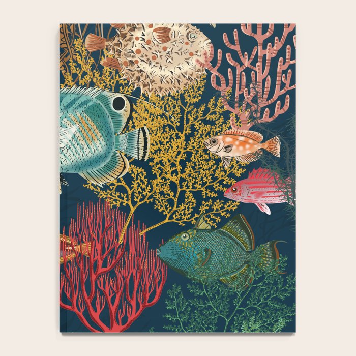 coral reef deep silence Notebook Gallery Image 4