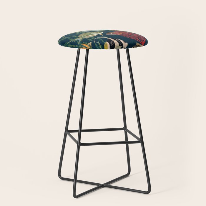 coral reef deep silence Stool Gallery Image 1