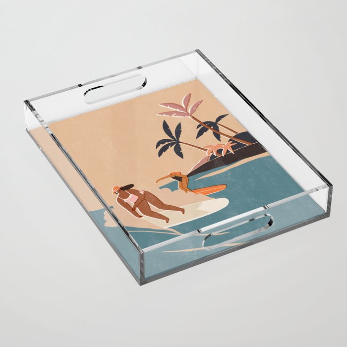 Sun kissed babes Acrylic Tray Gallery Image 1