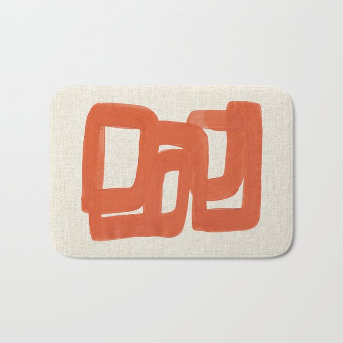 Orange Tank  Bath Mat Gallery Image 1