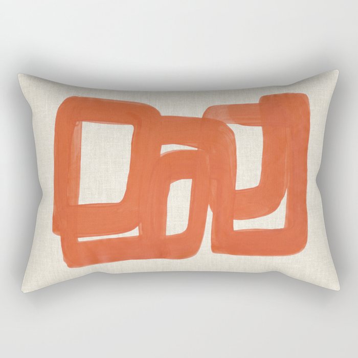 Orange Tank  Rectangular Pillow Gallery Image 2