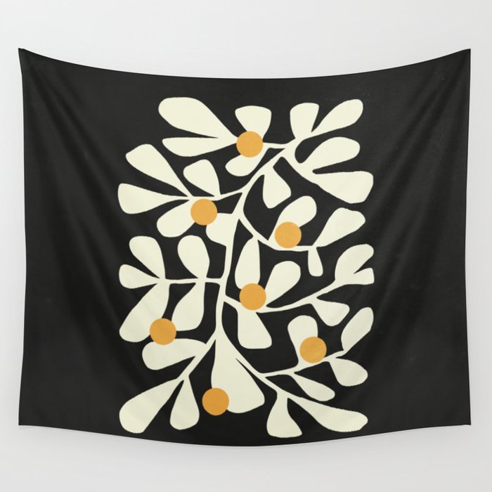 Summer Bloom: Matisse Night Edition Wall Tapestry Gallery Image 4